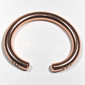 100% Copper  Bangle. Handmade and one of a kind