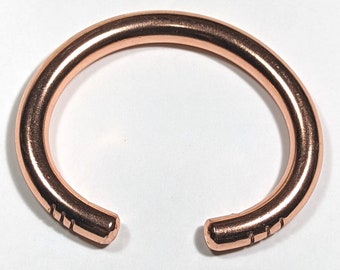 100% Copper  Bangle. Handmade and one of a kind