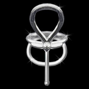 Ankh Jewelry Sterling Silver Wire Ring image 5