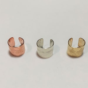 Copper, Brass, or Sterling Silver Ear cuff image 2