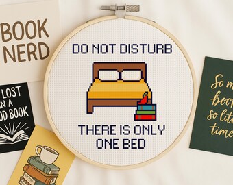 DND One Bed - Book Tropes PDF Nähanleitung - Bookish Embroidery