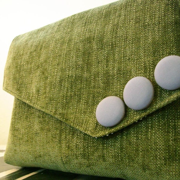 LAST ONE  Moss Oversized Clutch