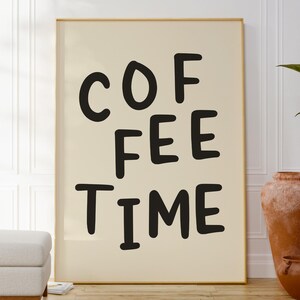 油彩画　coffee time COFFEE TIME (giclée Fine Art Print on Paper or Canvas