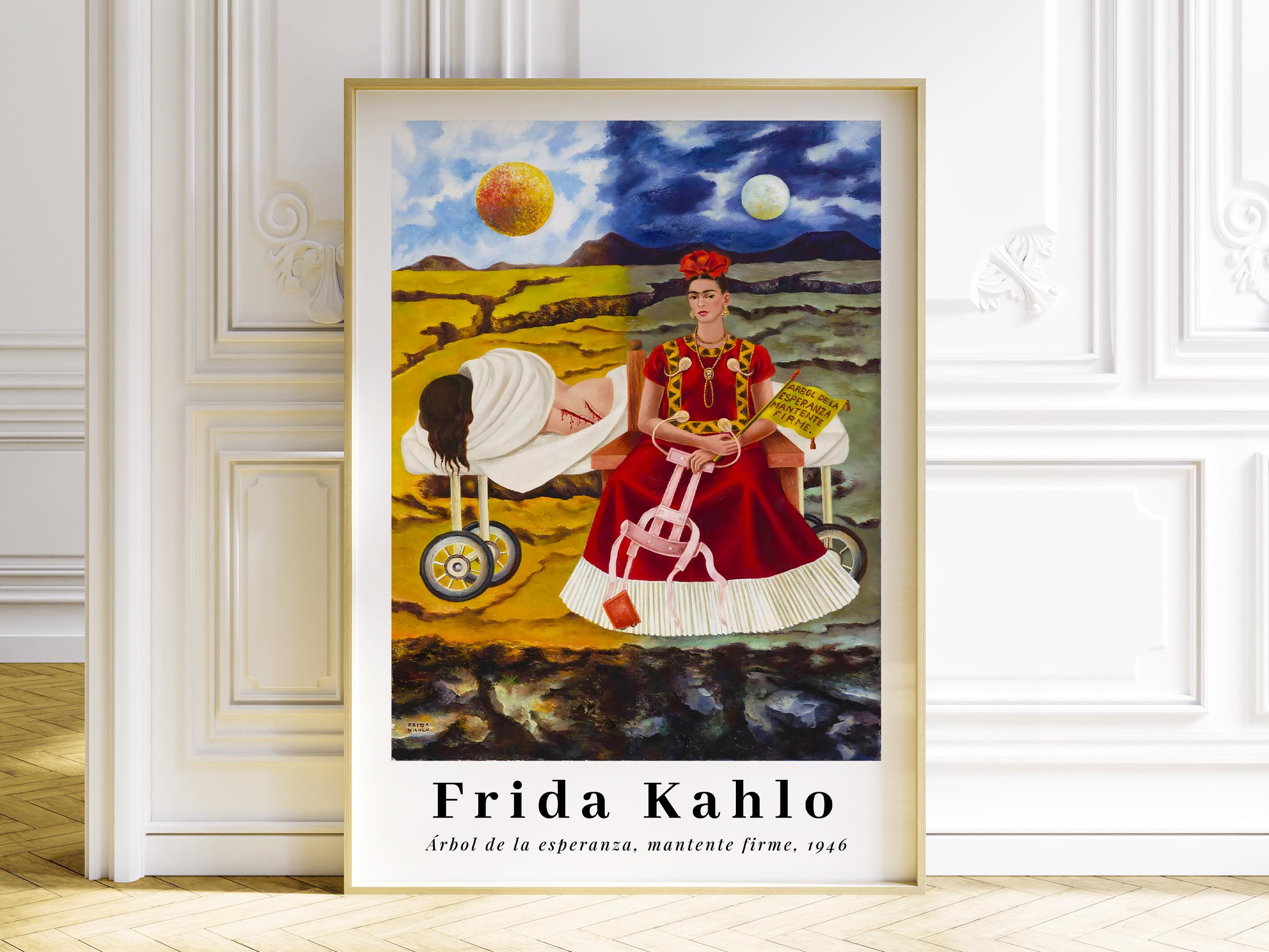 Frida Kahlo Tree of Hope Remains Strong Print, Abstract Surrealism