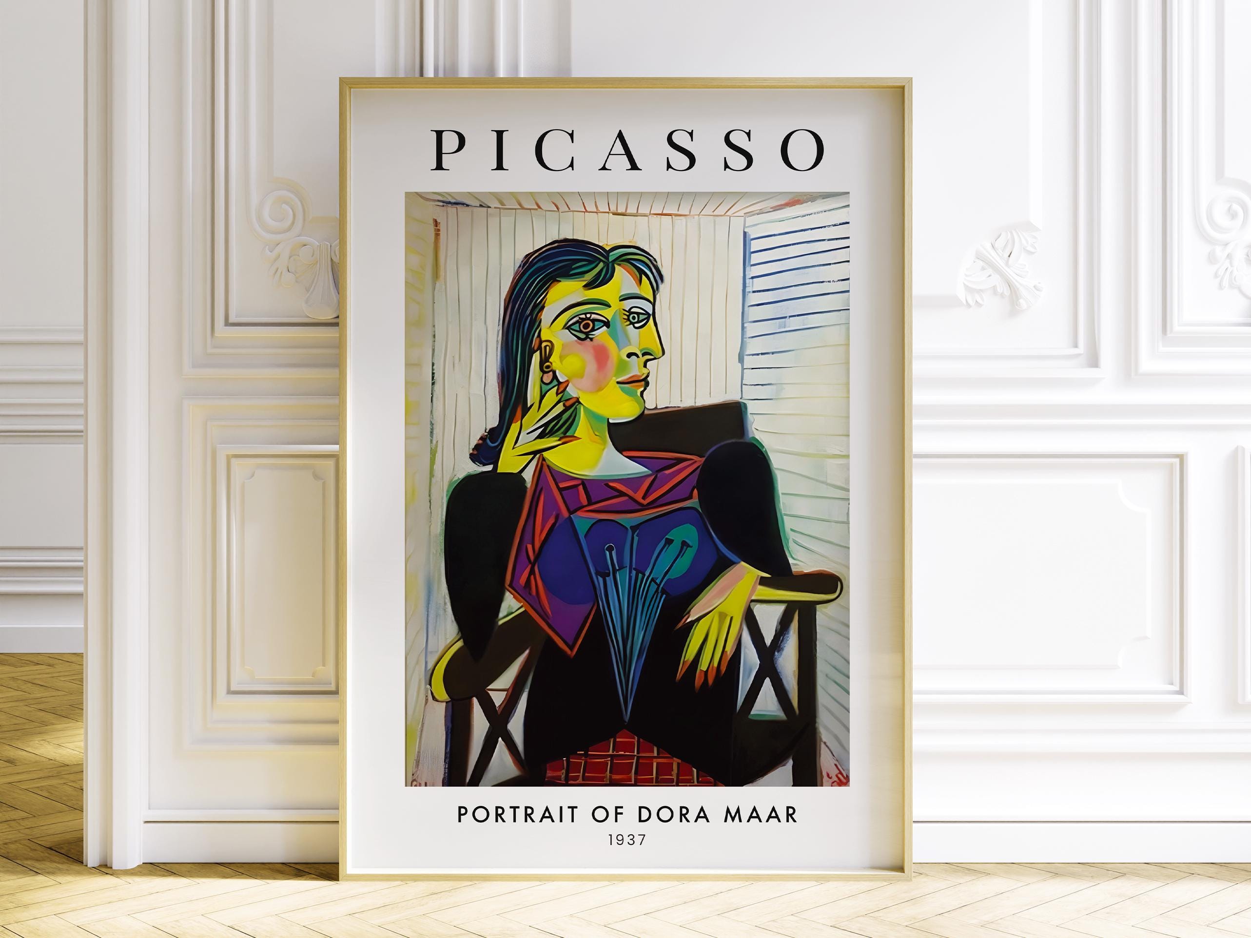 Pablo Picasso Dora Maar in an Armchair Art Print, Contemporary