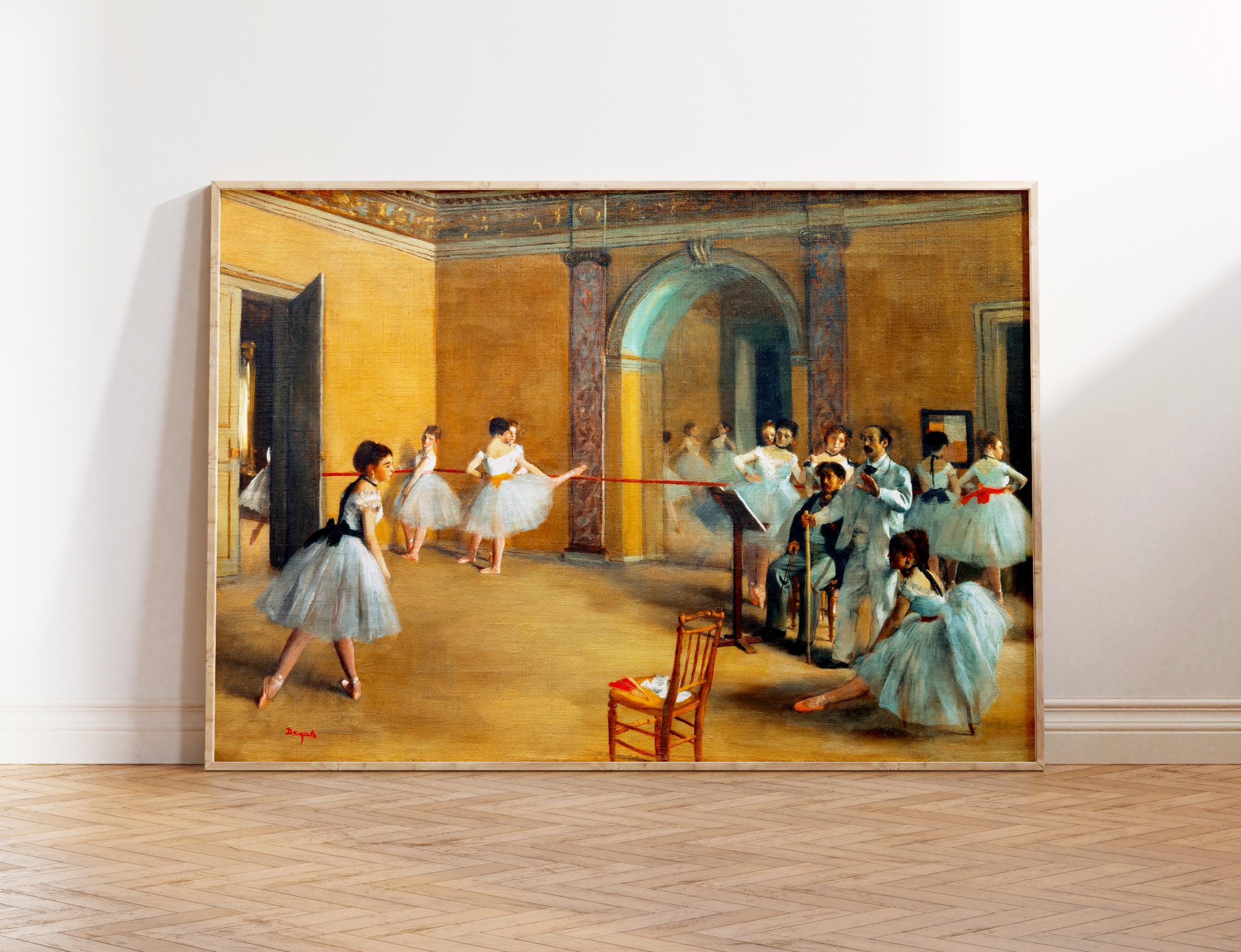 Edgar Degas Dance Foyer at the Opera Print, Original Artwork