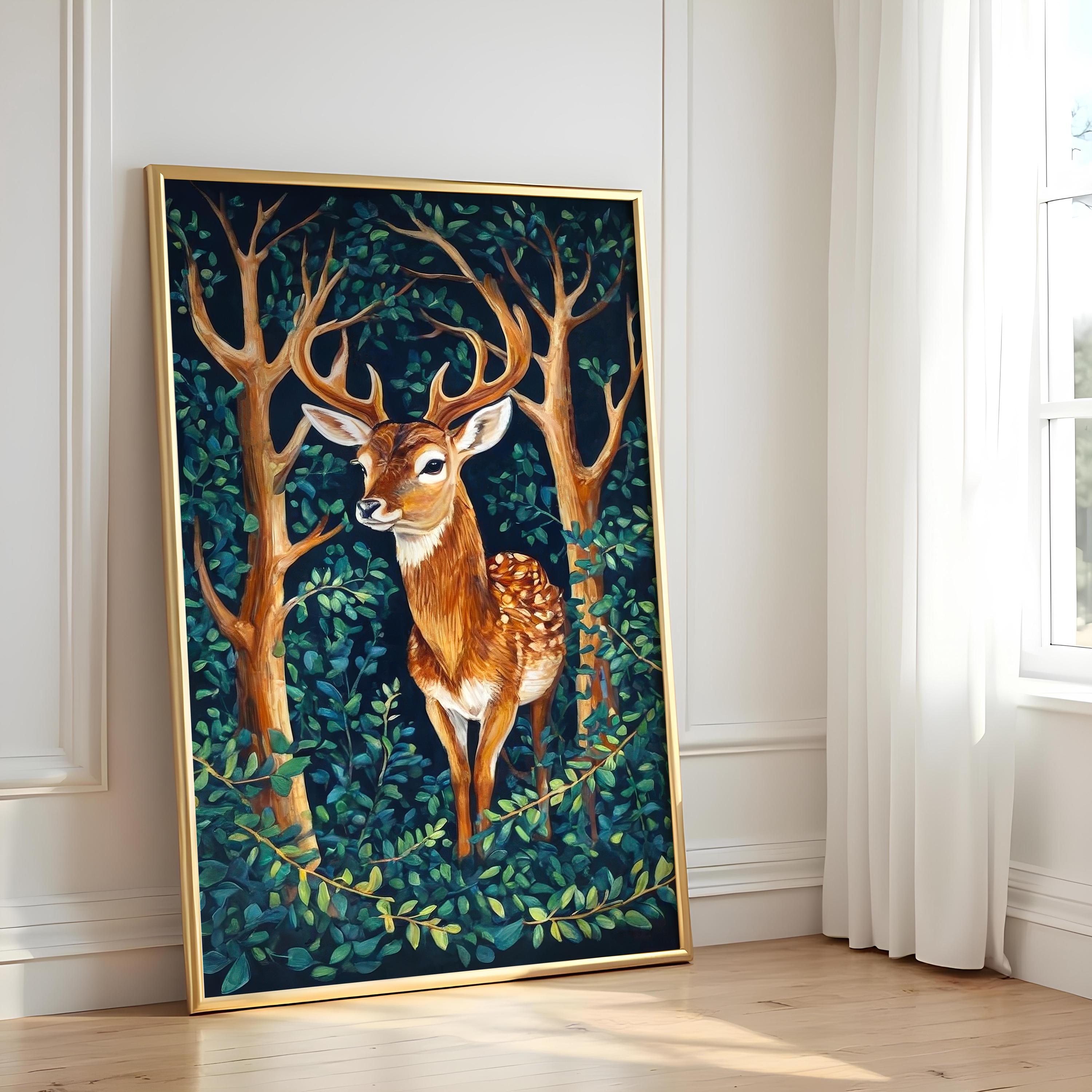 Carrelage Céramique Dosseret Mural Automne Orignal Cerf - Neuf