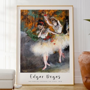 Edgar Degas Popular Ballet Dancer Art Print, Modern Impressionism Wall Poster, Ballet Lovers Gift, Kids Room Wall Hanging, Nursery Decor