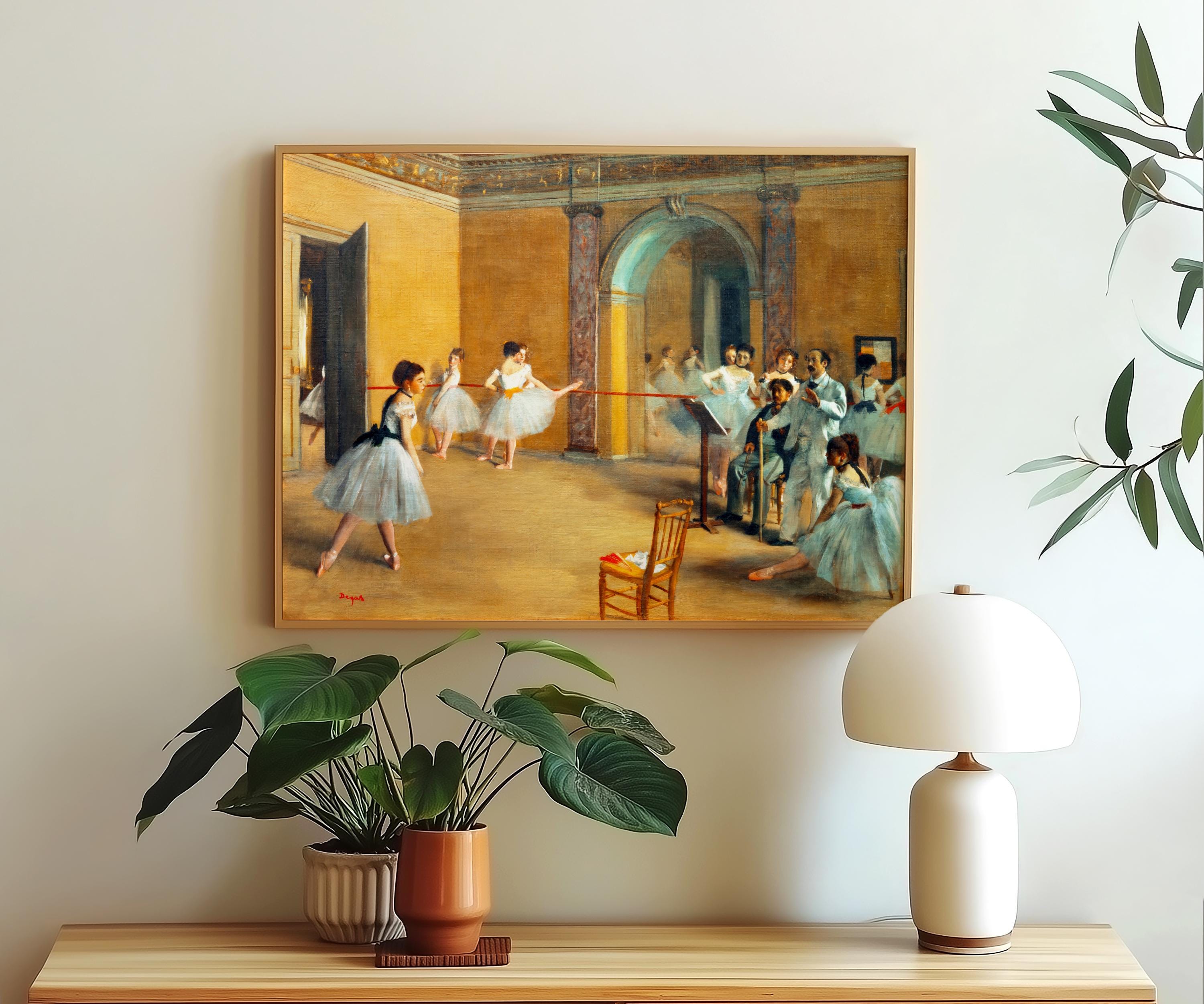 Edgar Degas Dance Foyer at the Opera Print, Original Artwork