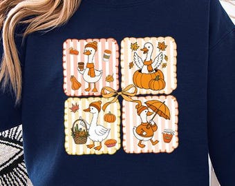 Goose Spice Sweatshirt, Fall Goose Sweatshirt, Fall Sweater, Cute Fall Sweater, Womens Fall Sweater, Goose Sweatshirt, Autumn Fall Shirt