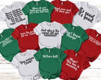 Christmas Party Matching Family Movie T-shirt, Holiday Part Matching Shirts, Movie Tee, National Lampoon Christmas Vacation Shirt, Xmas Gift