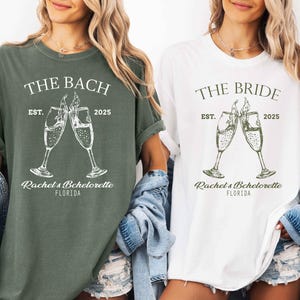Custom Bachelorette Party Shirts, Vine Bachelorette Shirt, The Bach Club Bachelorette Shirts, Luxury Bachelorette Party Gift Shirts immagine 3