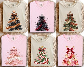 Christmas Tree Shirt and Sweatshirt for Women, Christmas Tree Sweatshirt, Holiday Sweaters for Women, Winter Sweatshirt, Christmas Shirts