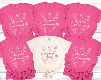 Western Bachelorette Party Shirt, Cowgirl Bride Squad Comfort Colors Tee, Nashville Bach Trip