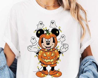 Disney Mickey Boo Crew Halloween Shirts, Disney Halloween Custom Shirt, Custom Halloween Disney Shirt, Disney Family Matching Halloween Tee