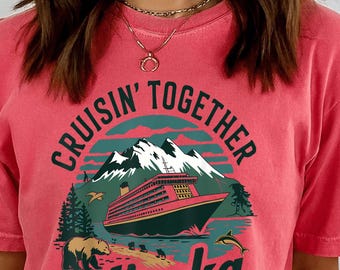 Comfort Colors® Alaska Cruise 2026 Shirt, Personalized Cruise Trip Shirt, Alaska Vacation Shirt, Custom Alaska Cruise Tee,Family Squad Shirt