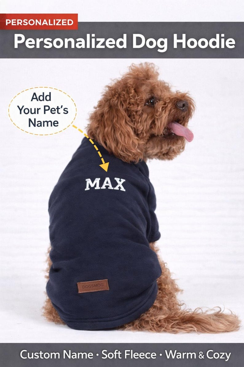 Personalized Dog Shirt, Custom Pet Apparel, Custom Pet Shirt, Text Dog ...