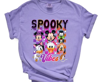 Disney All Characters Skeleton Halloween Shirt, Mickey's Not So Scary Halloween Party Tee, Halloween Disney Family Shirt, Family Halloween