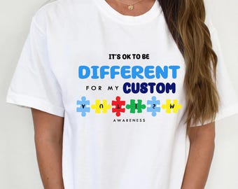 Custom Autism Support Squad Shirts, Custom Autism Awareness Shirt, Neurodiversity Puzzle Piece shirt, Special Education Shirt, Autism Mom