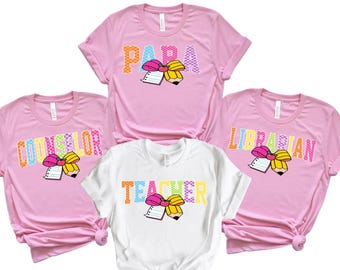 Custom School Staff Shirt, Back to School Team Shirts, First Day of School Cafeteria Crew Shirt, Funny Teacher Team Tee, First Day of School