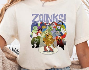 Scooby Doo Halloween Shirt, Halloween Monsters Shirt, Halloween Family Trip Shirts, Vintage Cartoon Horror Tee, Spooky Mystery Gang Shirt