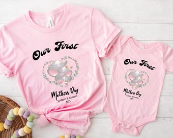 First Mothers Day Shirt 2026, Mom Baby Shirt, 1st Mothers Day Shirts, Mommy and Me Shirt, Mother Daughter Mom Girl Baby Shirt, Mama Shirt