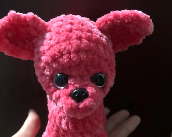 Handmade Crochet Chihuahua Dog Plush | Amigurumi Chihuahua Stuffed Toy | Cute Puppy Gift for Dog Lovers | Nursery Decor