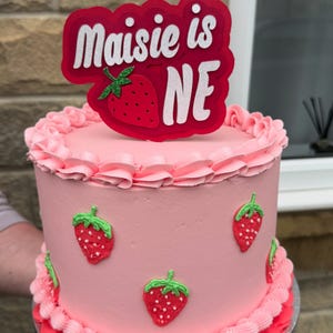 Beere ersten Geburtstag Kuchen Topper