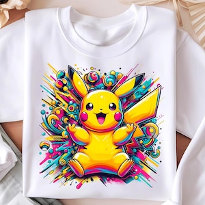 Pika-chu PNG | High-Resolution Digital Art | Perfect for DIY Gifts, Craft Stickers & T-Shirt Designs | Instant Digital Download PNG
