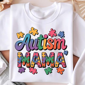 Autism Mama PNG, Autism Awareness Png, Autism Puzzle Png, Autism Mom Shirt, Autism Advocate Png, Autism Gift Png, Neurodiversity Png