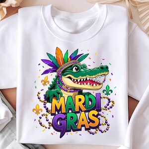 Mardi Gras Alligator Png, Gator Mardi Gras Png, Fleur De Lis, Mardi Gras Png, Brushstroke Mardi Gras Png, Louisiana Crawfish, King Cake Png