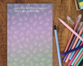 Cuaderno de tapa dura para escritores, diario inspirador para autores y creativos, regalo de escritura para amantes de la lectura, novelistas y aspirantes a escritores.