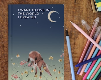 Cuaderno de tapa dura para escritores, diario inspirador para autores y creativos, regalo de escritura para amantes de la lectura, novelistas y aspirantes a escritores.