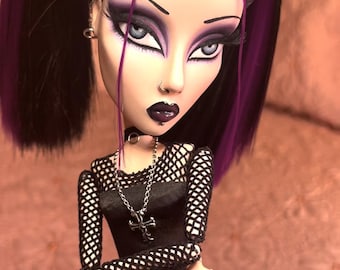 Sadie OOAK Handcrafted Mall Goth Doll