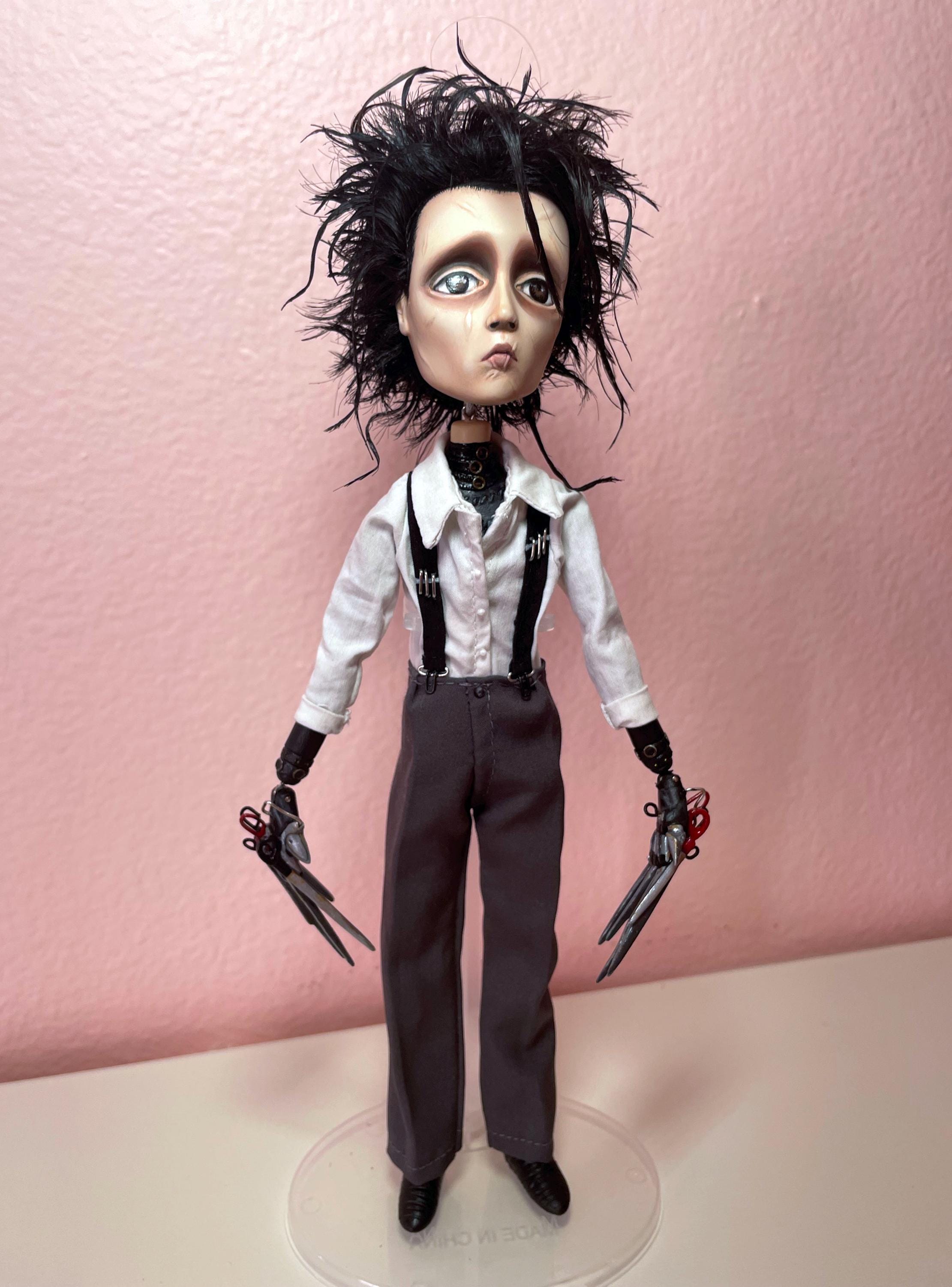 Edward Scissorhands OOAK Handcrafted Doll - Etsy
