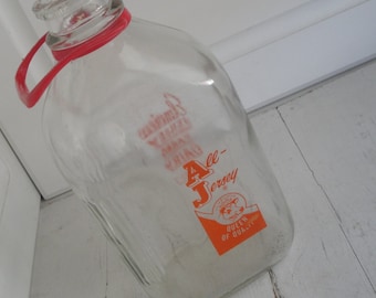 Vintage Elmview Milk Bottle  Half Gallon