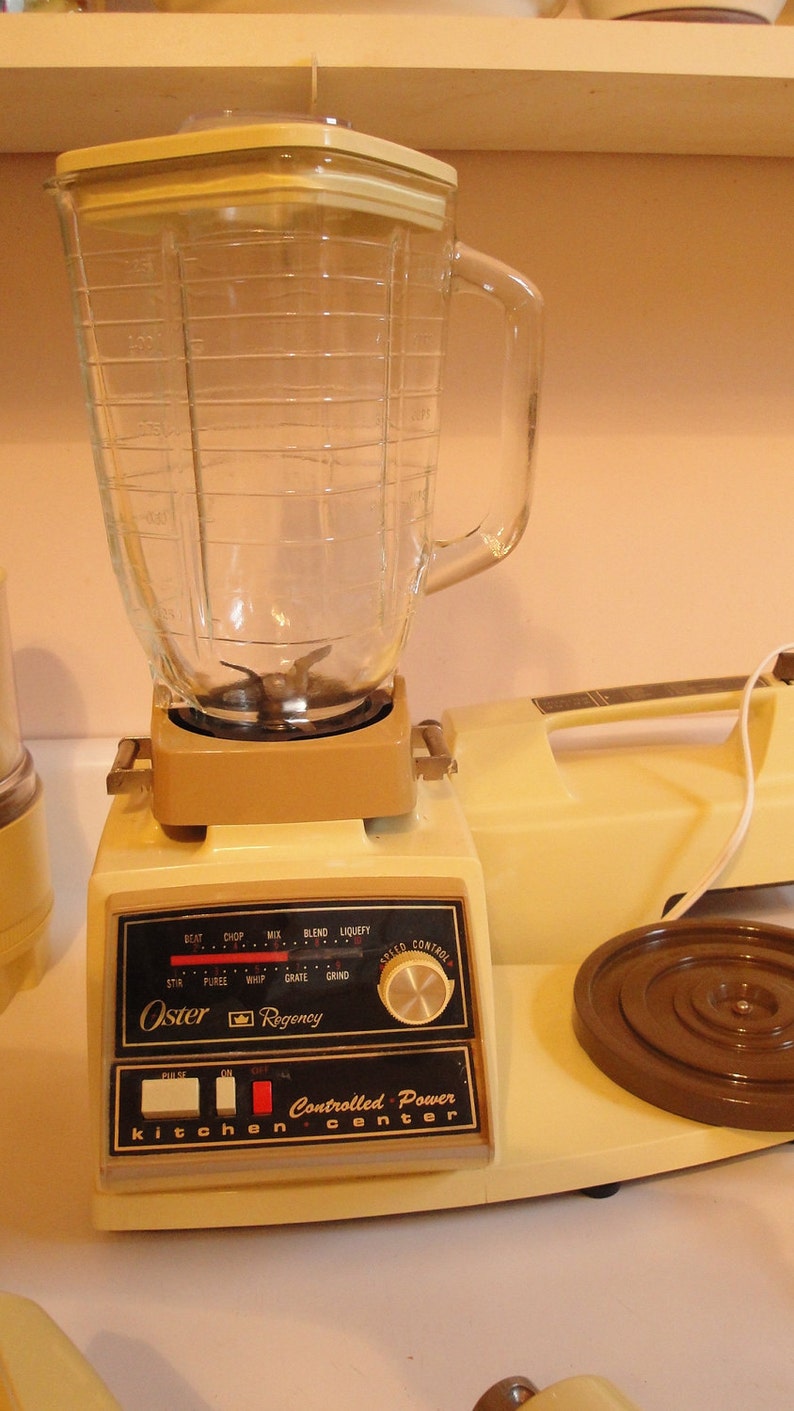 1970s Vintage Oster Regency Kitchen Center Mixer Grinder Etsy