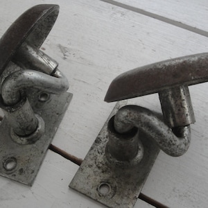 Vintage Caster Wheels Metal Swivel Set of 2