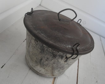 Vintage Steamed Pudding Tin Pan Bundt Angel Food