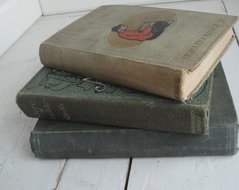 Vintage Green Books Stories of Authors Struggling Upwards Calamity