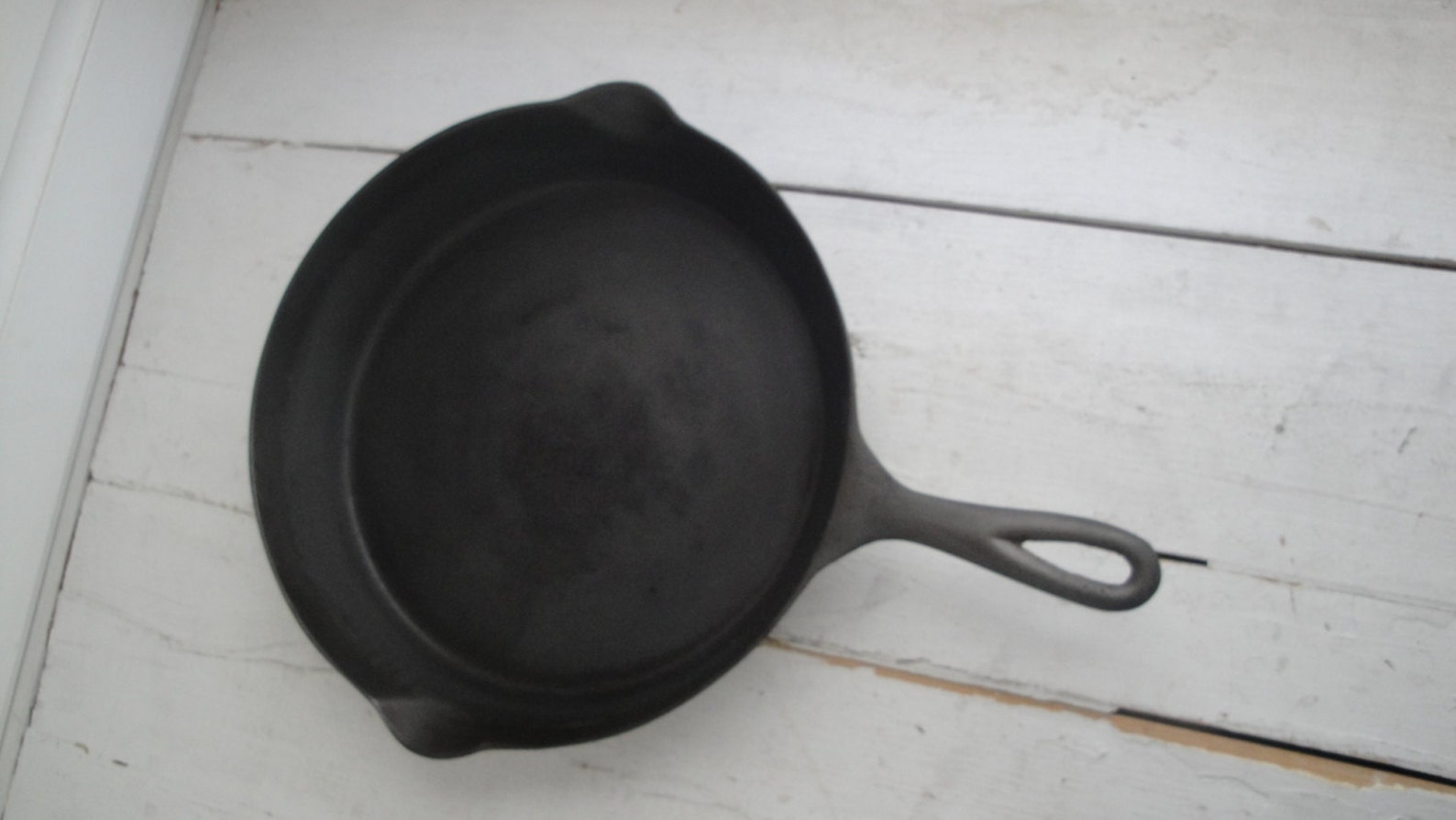 WAPAK Cast Iron Skillet Vintage 9 Ghost Mark Erie Etsy