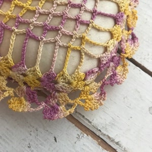 Vintage Crochet Pin Cushion Handmade image 4