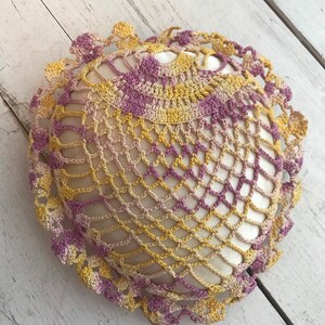 Vintage Crochet Pin Cushion Handmade image 7