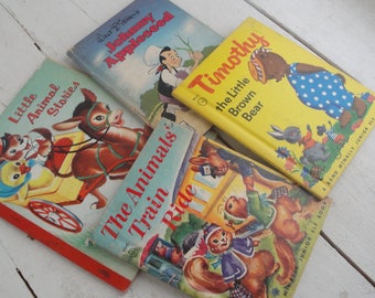 Vintage Children's Elf Disney Books Set of 4