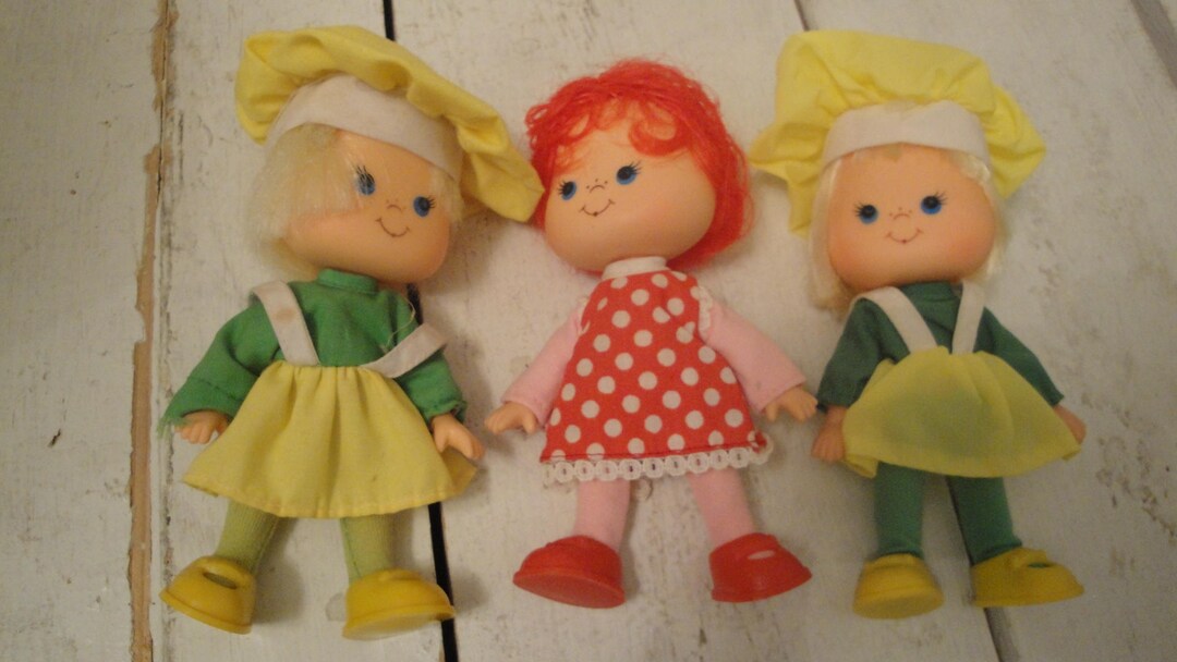 Jelly Bean Dolls Lucy Lemon Very Cherry Lanard 1980s Etsy