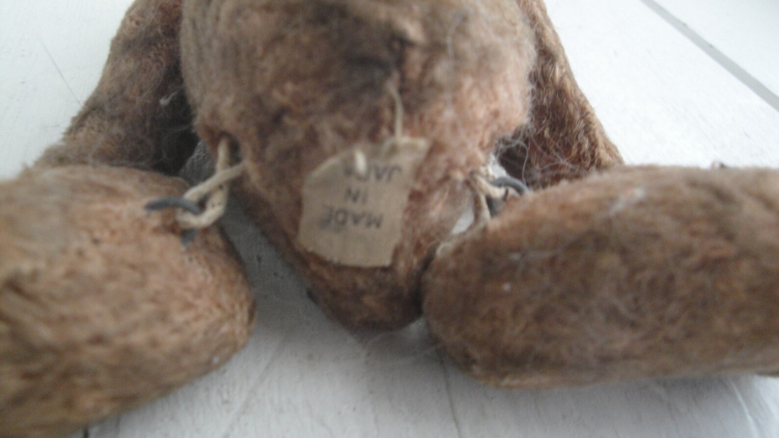 Vintage Teddy Bear Jointed Plush Japan Brown Miniature - Etsy