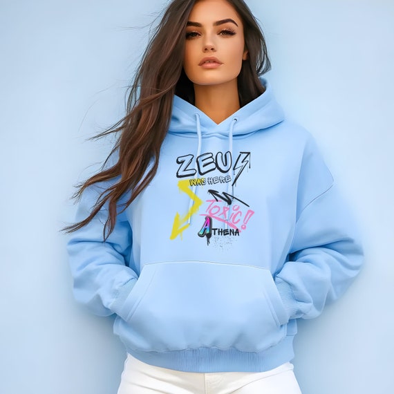 Epic Saga Hooded Sweatshirt, Zeus and Athena Musical Odysseus King - Main Image