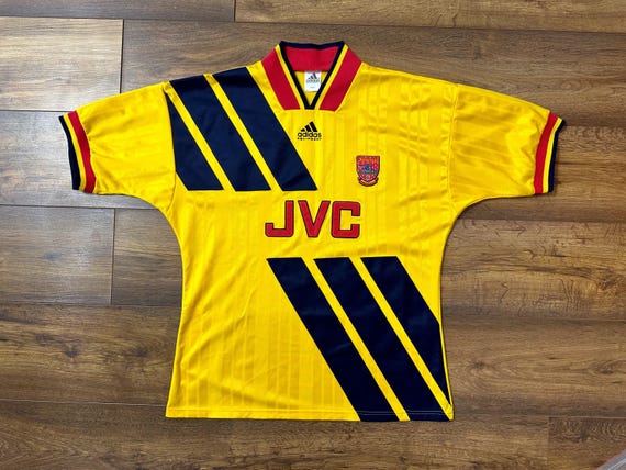 Arsenal 1993-1994 Away Kit Football Shirt Jersey Vintage Maglia