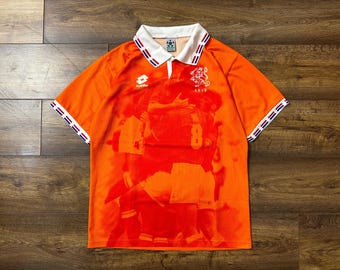 Netherlands KNVB 1996 1997 Home Sz L Nederland Holland shirt jersey soccer kit
