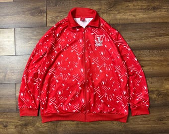 Adidas Tracksuit Top Track Jacket Liverpool FC Y2K 00s Football